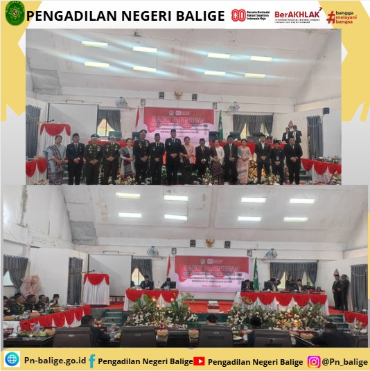 Pengadilan Negeri Balige mengikuti Rapat Paripurna Mendengarkan Pidato Kenegaraan Presiden RI Tingkat Kabupaten Toba